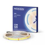 Noxion LED-Streifen Naga 5 Meter IP20 COB/320 24V 8W/m 940 /8mm/50mm + DC Kabel