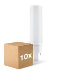 Mehrfachpackung 10x Ledvance Dulux-D LED 7W - 840 Kaltweiß | 4-Pins - Ersatz Für 18W