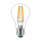Philips Master Ultra Efficient LED E27 Birne Fadenlampe Klar 4W 840lm - 827 Extra Warmwei&szlig; | Dimmbar - Ersatz F&uuml;r 60W