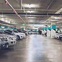 Beleuchtung eines Parkhauses